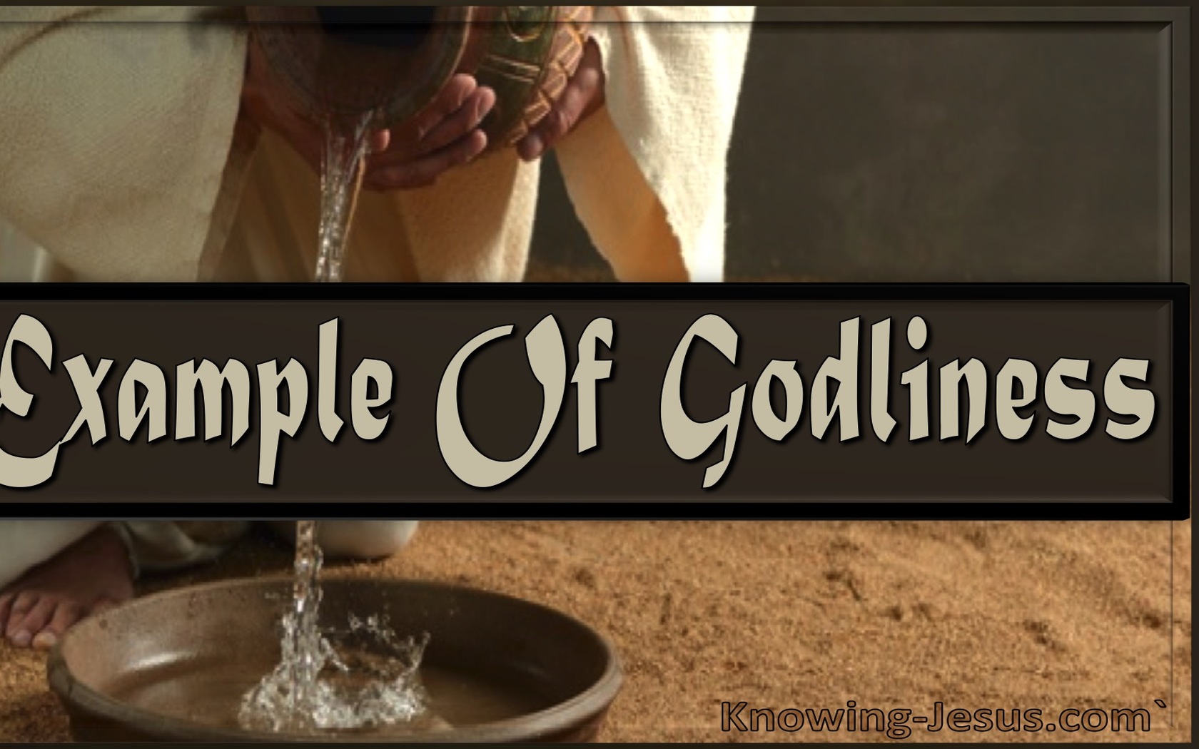 An Example of Godliness (devotional)12-28   (brown)